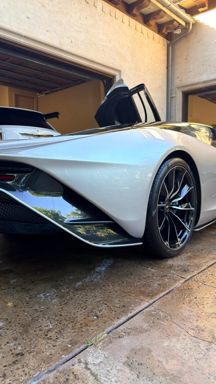 McLaren supercar detailed by Acqua Car Wash in Dallas